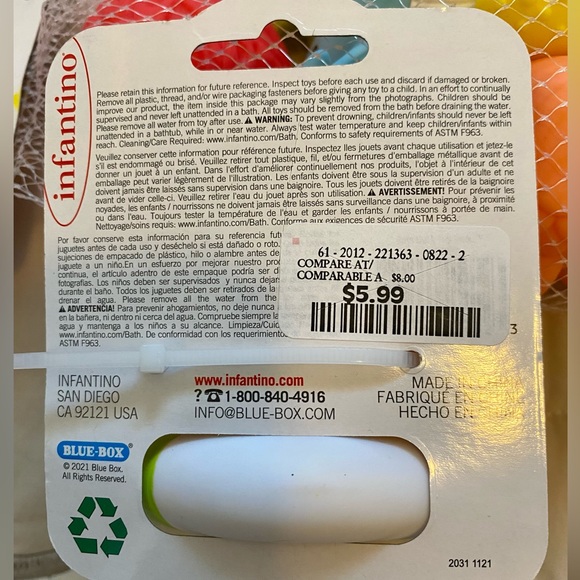 BATH TOYS & TUB TESTER - Picture 8 of 8